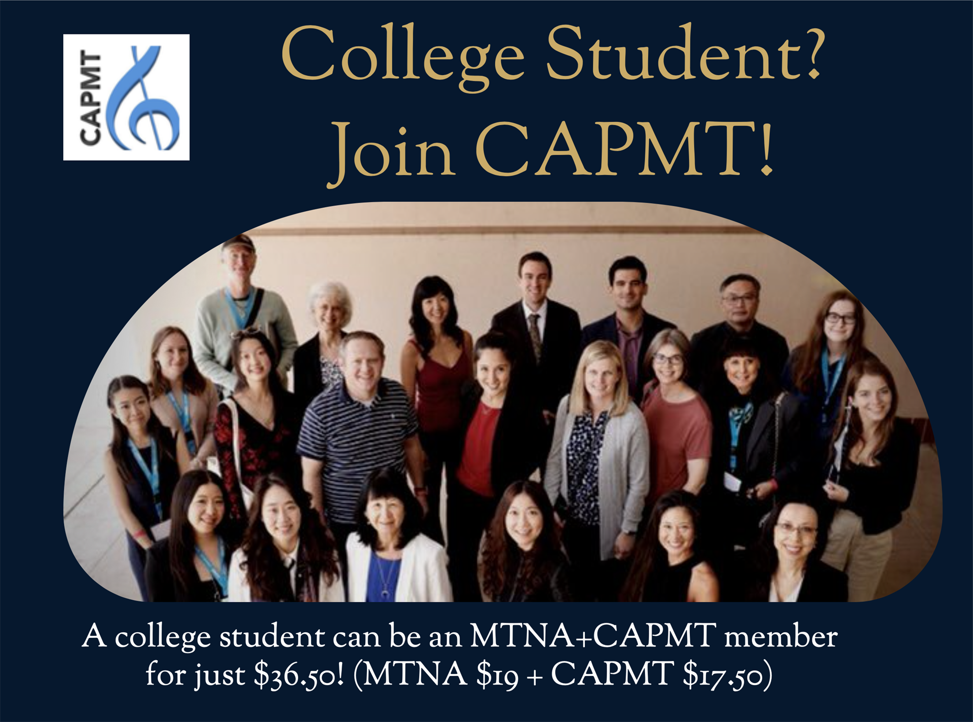 College Students, Join CAPMT!
